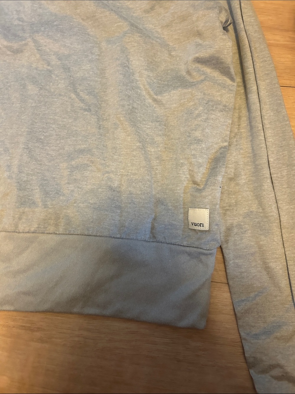 Vuori Heather Gray Crew Sweatshirt